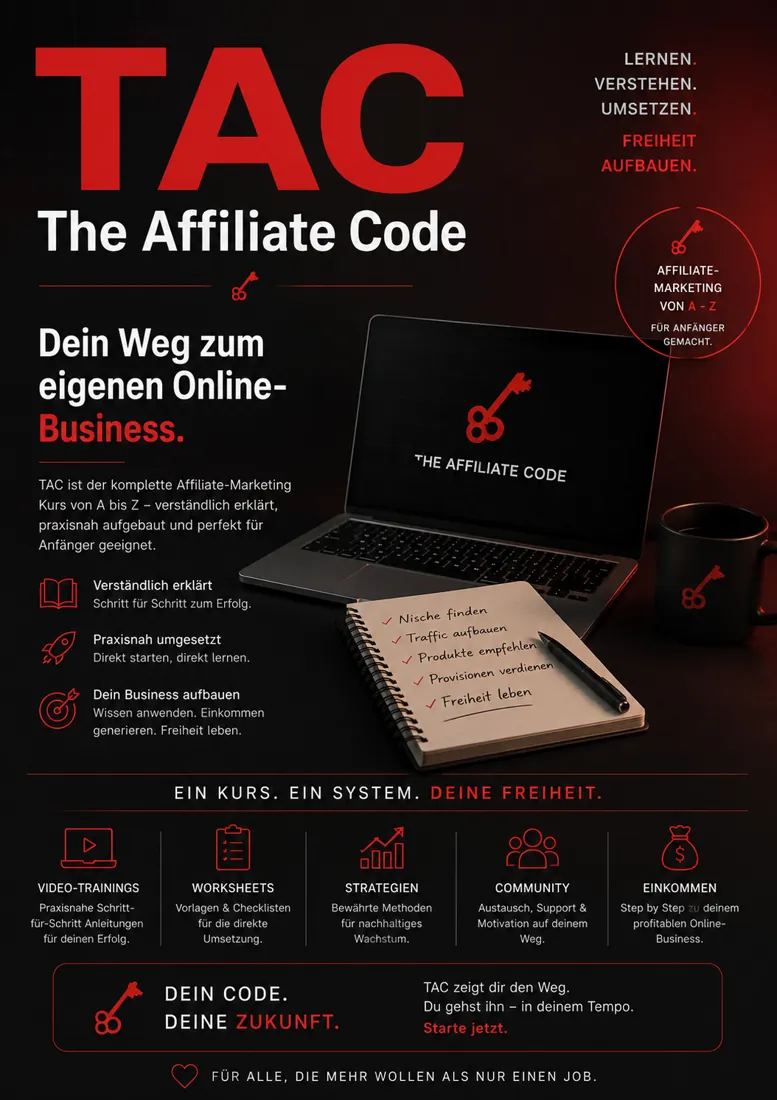 Produktgrafik TAC &ndash; The Affiliate Code